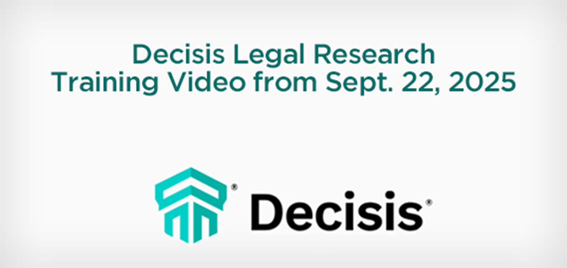 Decisis Legal Research